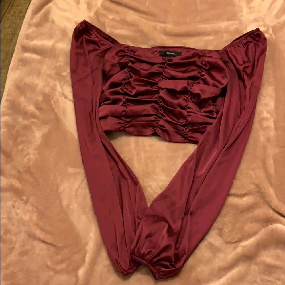 Beautiful satin blouse